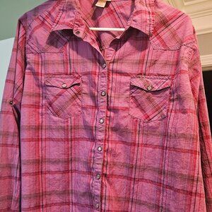 Plaid button up